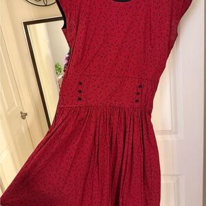 Red Sleeveless Dress